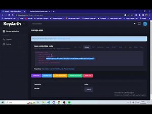 KeyAuth ile Basit Lisanslama Sistemi Python / Simple Licensing System Python with KeyAuth