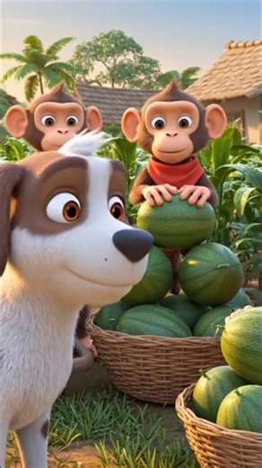 दोस्ती vs झगड़ा 🐒🐶 | Real Lesson Story #sorts #fit