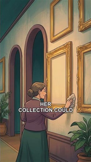 Why does this museum display empty frames?