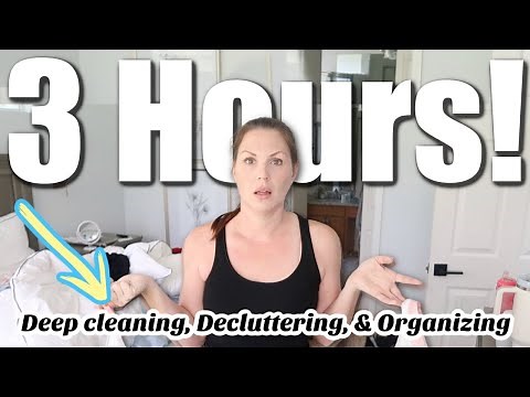 3 HOURS!! DEEP CLEANING, DECLUTTERING, & ORGANIZING