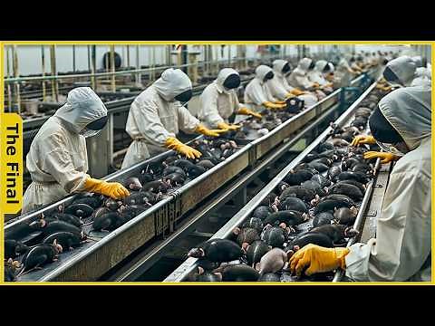 How Chinese Farmers Harvest and Process Thousands of Rats Every Hour | Farming Documentary