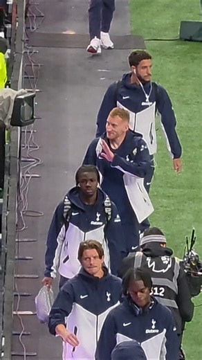DEJAN KULUSEVSKI ALL SMILES ARRIVING AT THE TOTTENHAM HOTSPUR STADIUM Star is Back! Spurs v Coventry