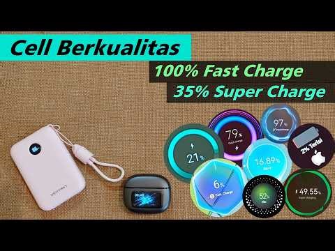 Tes Powerbank Mini 10000mAh 22.5w Vention Pro Series FKA | Laptop | Dart VOOC | QC PPS PD SCP TWS |