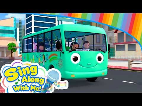 Wheels On The Bus 👮‍♀️🚌 | Sing Along With Me! | Kids Songs