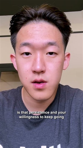 Persistance is key in accounting!