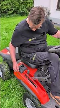 Husqvarna Rider height adjustment mower deck lift explained in detail - Husqvarna battery-powered...