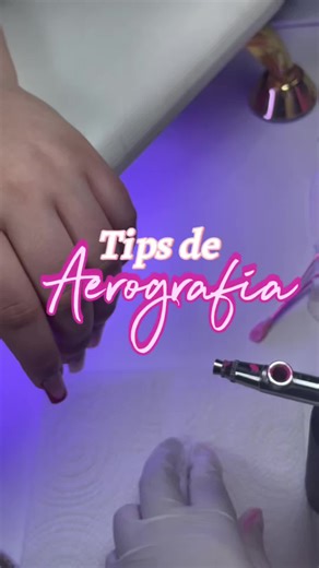 Tips de aerografía que te pueden servir #nails #airbrushnails #paratiiiiiiiiiiii #nailart
