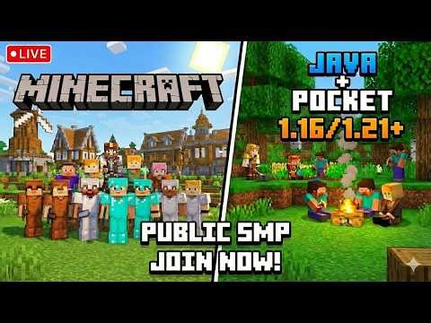 🔴 Thor SMP is BACK! Join the NEW Public Minecraft SMP 24/7 (1.16–1.21+) – Java & Pocket!