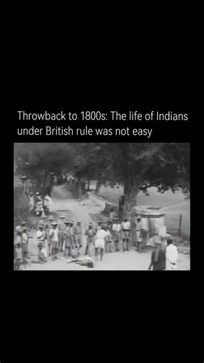 Past India on Instagram: "Throwback to the 1800s: life for Indians under British rule was harsh and deeply unequal. Most Indians lived in poverty as heavy taxes, land revenue systems, and forced cash-crop farming pushed farmers into debt and famine. Traditional industries were destroyed to benefit British factories, leaving artisans and workers without livelihoods. Indians faced racial discrimination, had little political voice, and were excluded from higher positions in administration and educa