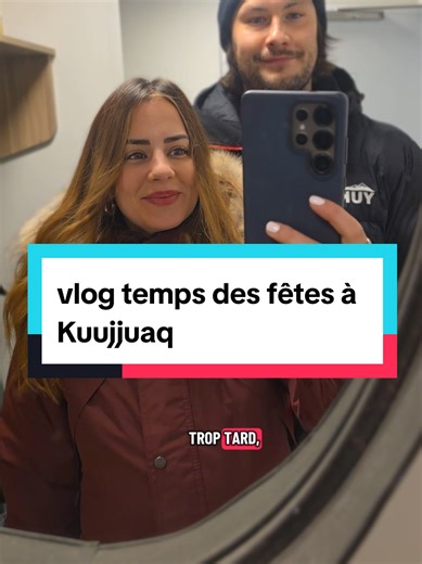 J'ai pris du temps de pause pendant le temps des fêtes. Je voulais profiter pleinement du temps avec ma famille. je voulais tout de même poster cette vidéo qui date de décembre 2025 avec mon amoureux @Olivier Moorin , même si aujourd'hui était, pour plusieurs, synonyme de retour au travail #vlog #tempsdesfêtes #Noël #nordduquebec #Nunavik Mes bottes = modèle Zoé de chez @Bilodeau Canada