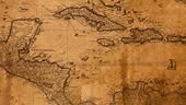 Historical map of the Gulf of Mexico and Caribbean