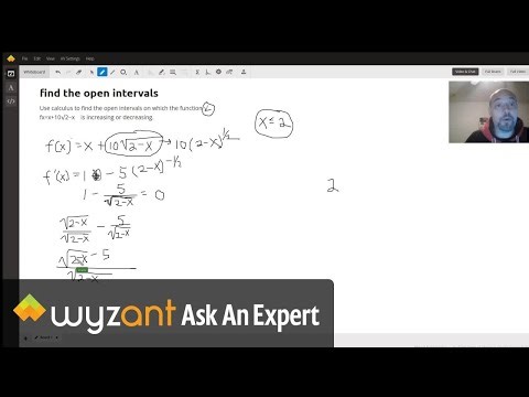 Function's Increasing and Decreasing Intervals