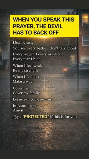 WHEN YOU SPEAK THIS PRAYER THE DEVIL HAS TO BACK OFF 🙏🔥