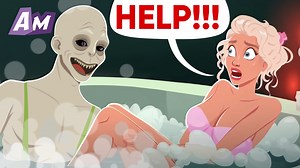 A girl was relaxing in the bath when the stranger surfaced | AniMatters
