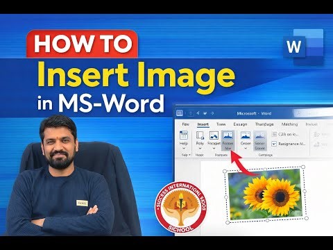 Process to Insert Image in MS-Word || Success International School