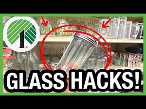 🤯You won’t believe what I made using glass items from Dollar Tree | Dollar Tree Glass Hacks 2026