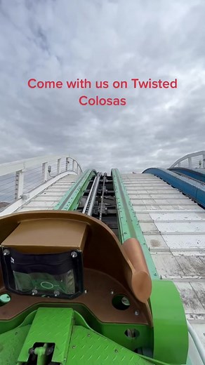 Twisted Colossus Roller Coaster POV at Six Flags Magic Mountain