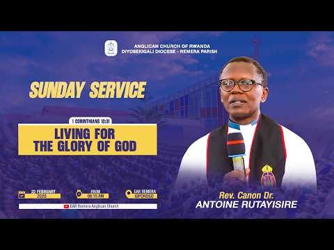 ENGLISH SERVICE ON 22/02/2026: LIVING FOR THE GLORY OF GOD.