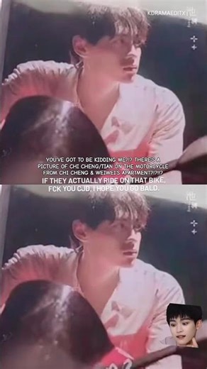 Tian Xuning on motorcycle as Chi Cheng in Revenged Love #revengedlove #tianxuning #ziyu #shorts #fyp