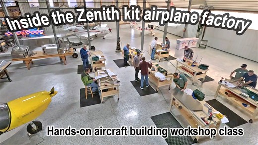 From earlier this month, here's a quick look at the Zenith hands-on kit airplane building workshop class at the Zenith factory. #BuildItFlyIt | Zenith Aircraft