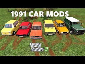 Farming Simulator 17 | 1991 MODEL OLD CAR MODS!!!