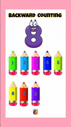 backward counting ||countdown from 10 #learning #kindergarten