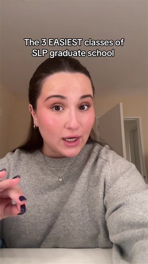 The 3 Easiest Classes in SLP Graduate School