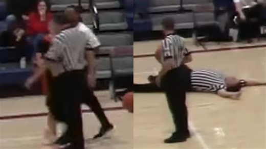 Basketball Referee Fakes Fall After High School Girl Lightly Bumps Him in Kansas: ‘The Worst Attack I’ve Ever Seen’