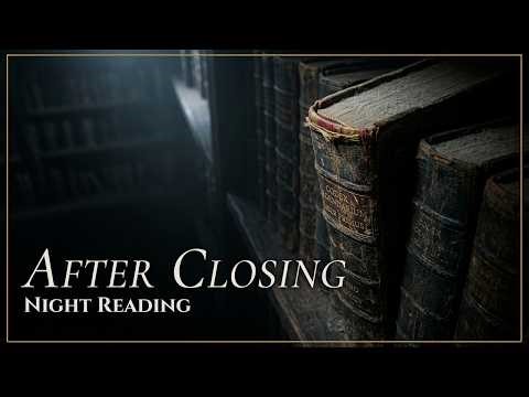 Sleep Story for Deep Rest | The Library After Closing — Old Books, Dust, and Deep Rest 