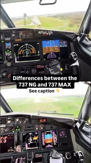 “Can YOU spot the difference? 737 NG vs MAX cockpit 👀”|| #boeing #cockpitview #shortsfeed