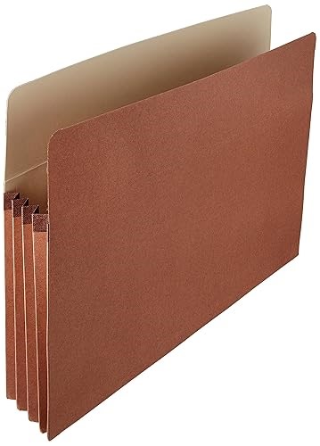 Amazon Basics Expanding File Folder Organizer with Pockets, Letter Size, 3.5-Inch Expansion, Accordion Style, Large Capacity&