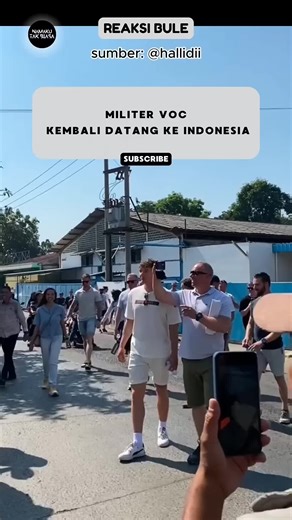 Rombongan Bule Militer VOC Kembali ke Indonesia