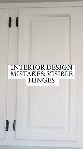 Hidden hinges give a cleaner look! #hinges #cabinets #outdated #interiordesign #homedecor | Kristen McGowan