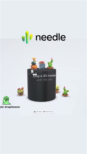 Needle Engine 4.11.0 Features — See-Through Objects, Drop Models, Framer Plugin... #threejs #shorts