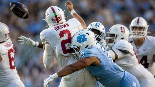 UNC battles Stanford in college football action