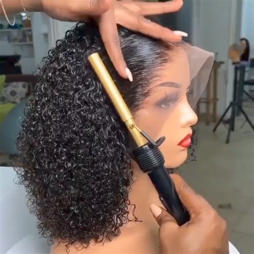 Full frontal jerry curls wig 💯 Human hair Price: #gifthairmpire | GIFT Hairmpire