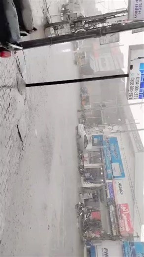 Rainy Day at Prime Tech Solar Energy Multan