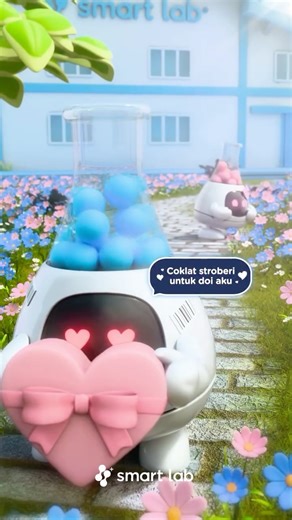 SmartLab Indonesia on Instagram: "Is it fate or just a genetic masterpiece? ❤️🧪 While Labos was prepping chocolate strawberries for Valentine’s, he found a heart-shaped one and rushed to dr. Smartie to prove its “love genes” with a DNA test! dr. Smartie used a mix of NaCl to draw out the DNA, SLS to break the cell membranes, a mini stirrer for the perfect blend, and Ethanol to finally reveal those beautiful white DNA strands. Now we know what strawberry DNA looks like! If you could DNA-test any