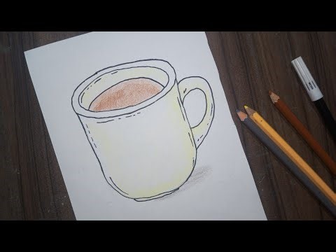 Coffee Mug Drawing | How To Draw Mug | Still Life Mug Drawing