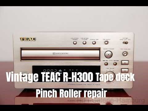 Teac R-H300 Tape Deck - Pinch roller repair.