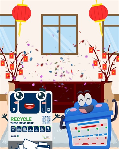 Clearing out your electronics? Bloobin doesn’t like e-waste, but his friend E-Bin would gladly take them from you! Locate e-waste bins and collection drives near you at https://alba-ewaste.sg/. Doorstep collection is also available for large electrical appliances! If you are unsure whether your item is recyclable, always check at go.gov.sg/recycleright. #treatBloobinbetter #RecycleRight #SGGreenPlan | Clean & Green Singapore