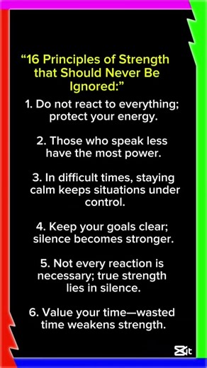 16 Principles of Strength You Should Never Ignore