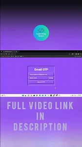 Email OTP setup using JavaScript | Html Css JavaScript