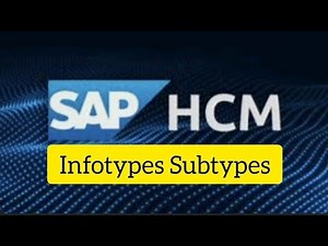 Infotype Subtypes l Personnel Administration l sap hcm l SAP Technologies l