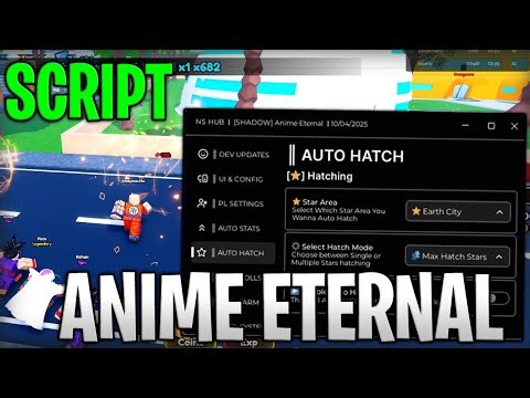 [SHADOW] Anime Eternal Best Script Auto Farm And Kill Aura, Free Mythicals Roblox 2025