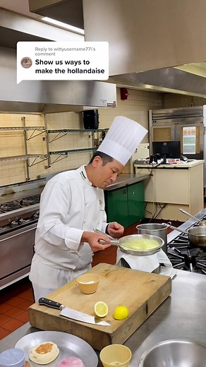 Hollandaise Demo by CIA Chef | Culinary Institute of America