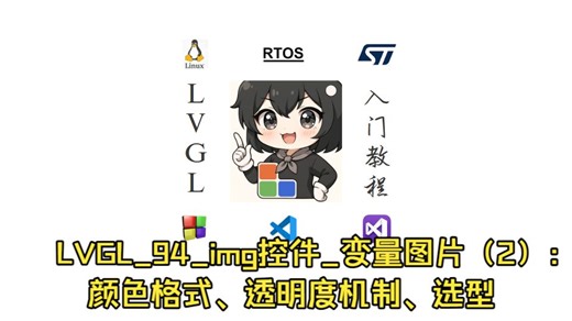 LVGL_94_img控件_变量图片（2）：颜色格式、透明度机制、选型