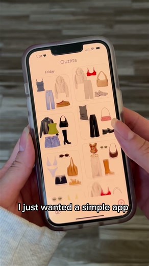 Just a simple closet app to see your #clothes on your phone, make your own #outfits & organize them!