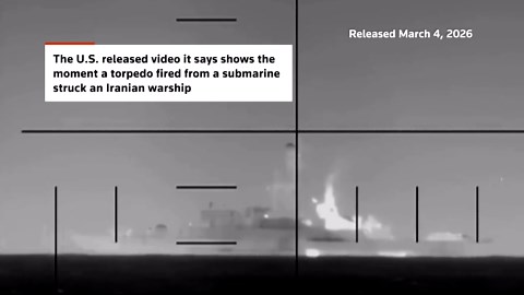 U.S. sub sinks Iranian warship off Sri Lanka, killing 87 and expanding war zone