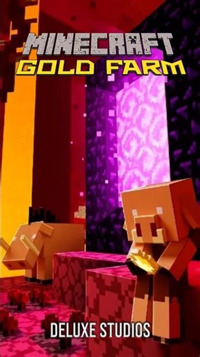 🔥 Easy Gold Farm in Minecraft 17,000+ Item Per Hour #minecraft #shorts